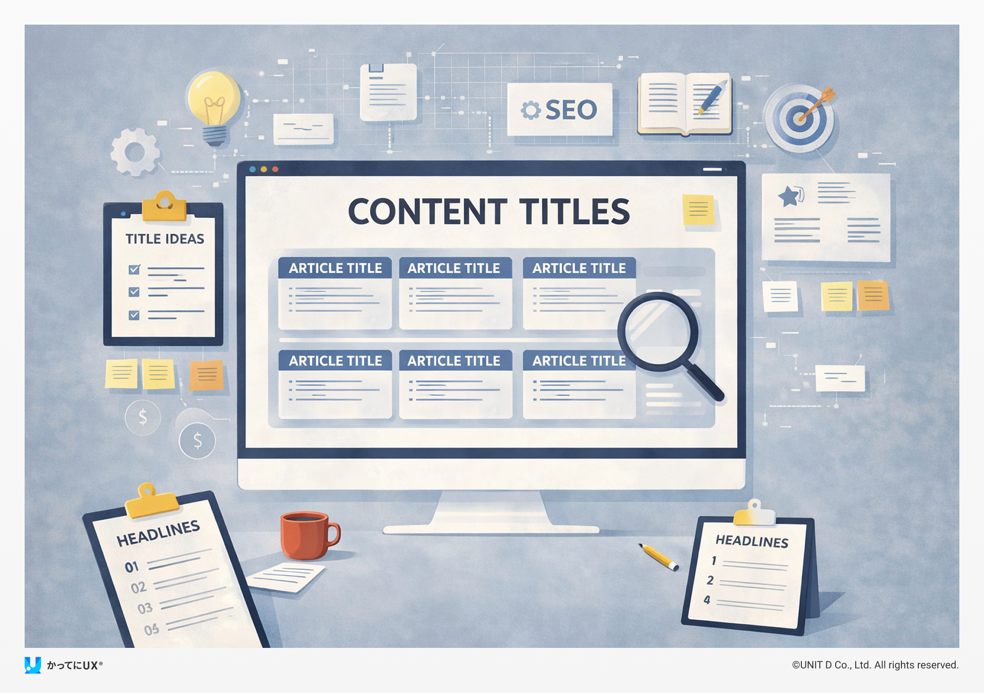 UX視点でのタイトル設計と情報レイアウトの比較